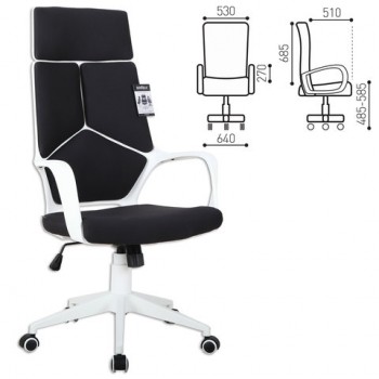 Кресло офисное BRABIX Prime EX-515 (черная ткань) в Ярково - yarkovo.mebel54.com | фото