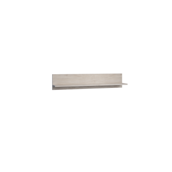 Полка навесная Саманта Дуб харбор белый в Ярково - yarkovo.mebel54.com | фото